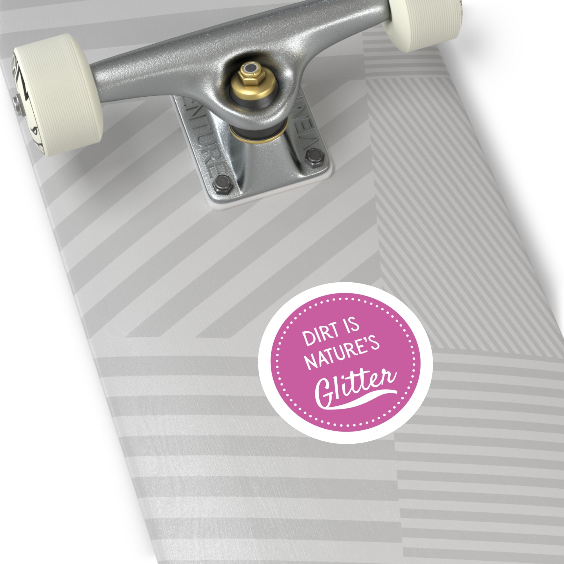 Nature's Glitter Round Sticker