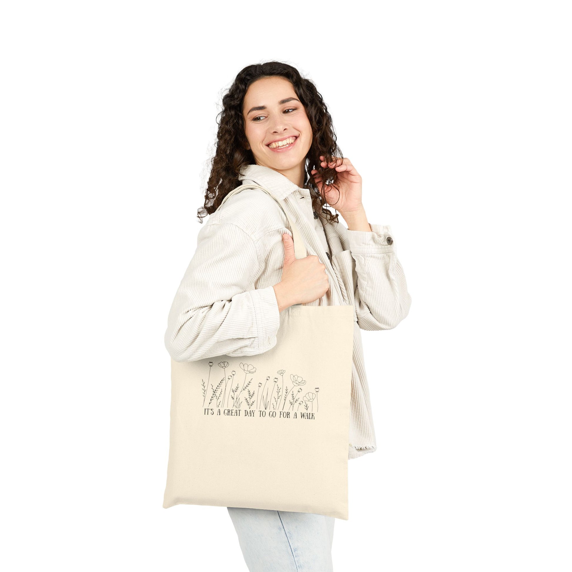 It's a Great Day to Go for a Walk tote