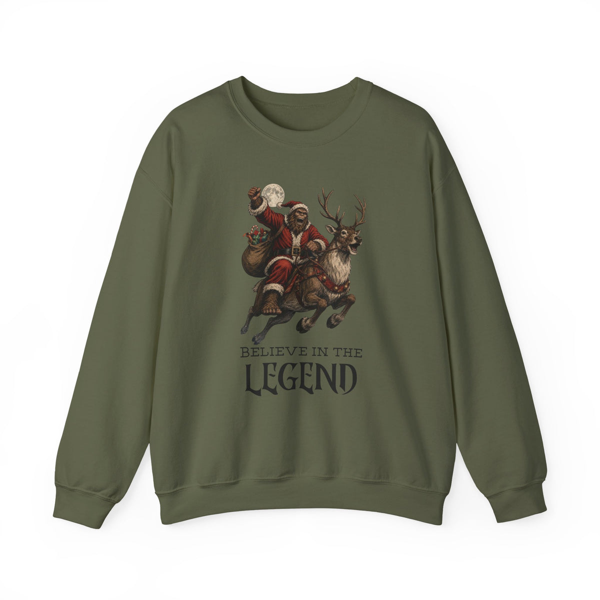 Believe in the Legend Christmas Sweatshirt