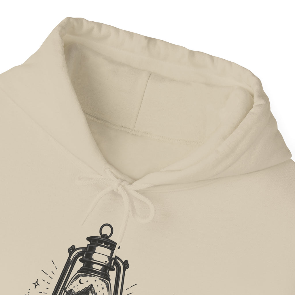 Lantern Wilderness Hoodie – "Light the Wild" Graphic Hooded Sweatshirt
