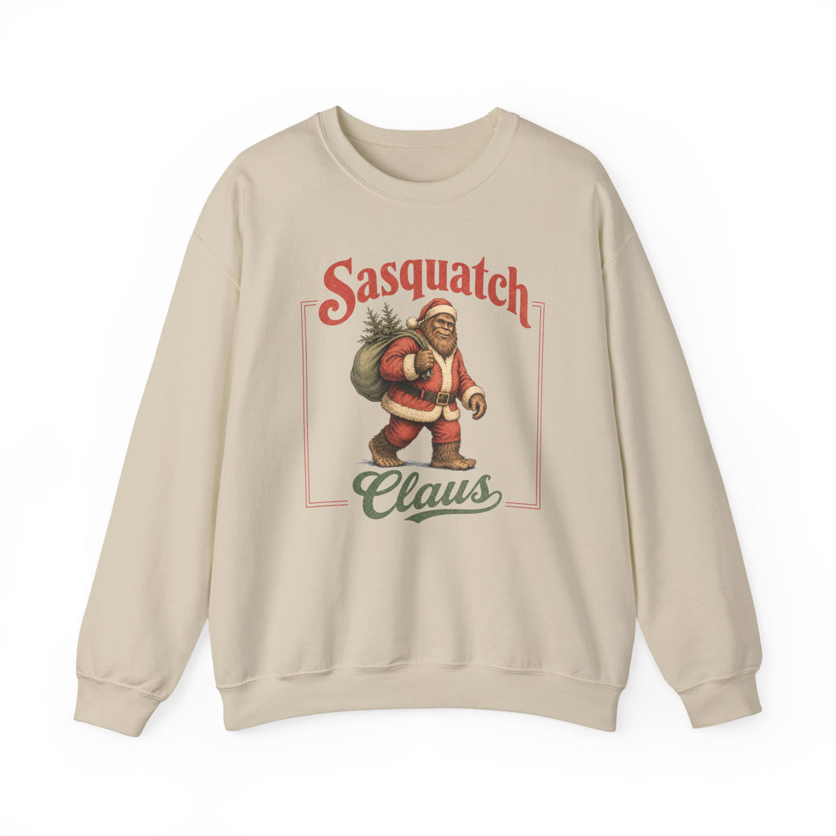 Sasquatch Claus Christmas Sweatshirt