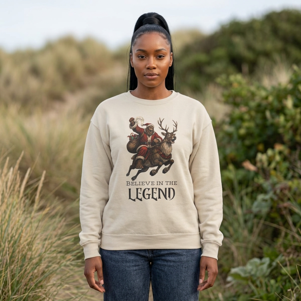 Believe in the Legend Christmas Sweatshirt