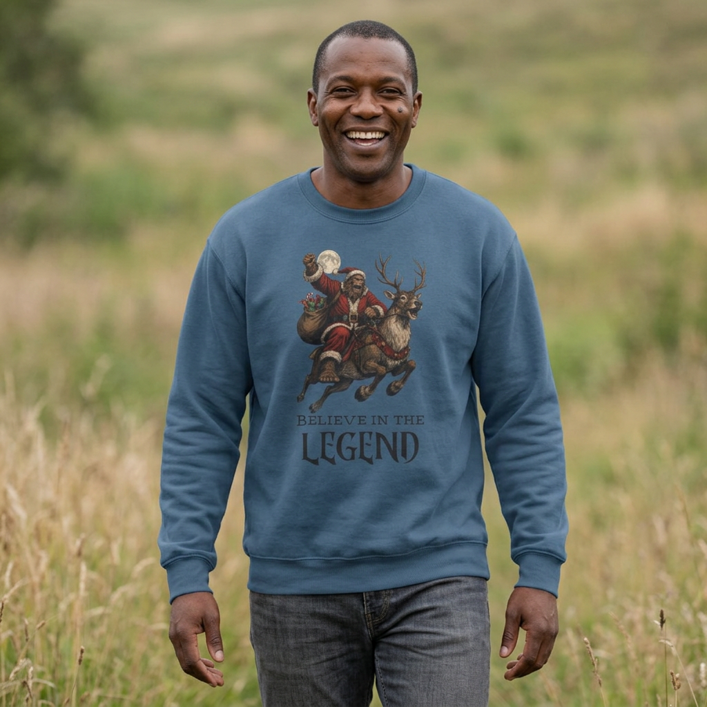 Believe in the Legend Christmas Sweatshirt