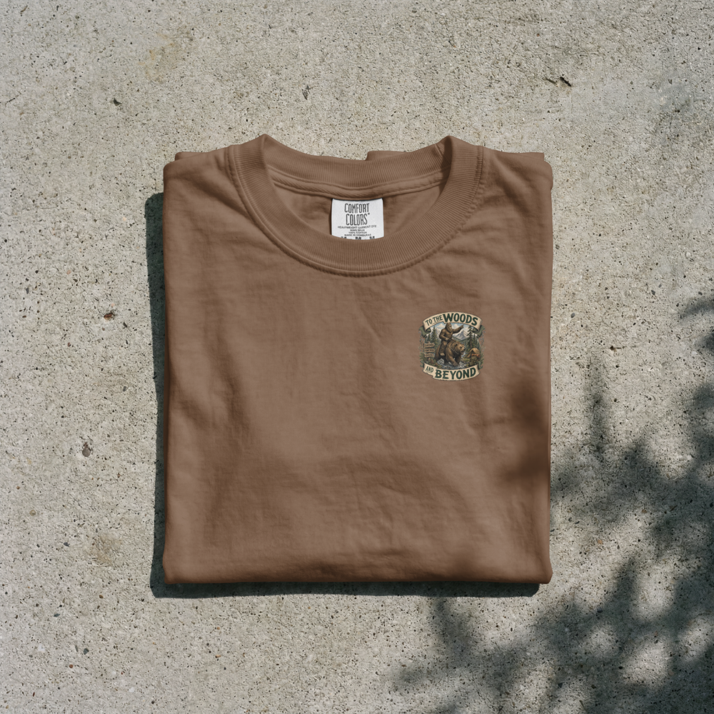 To the Woods and Beyond Bear Camping T-Shirt