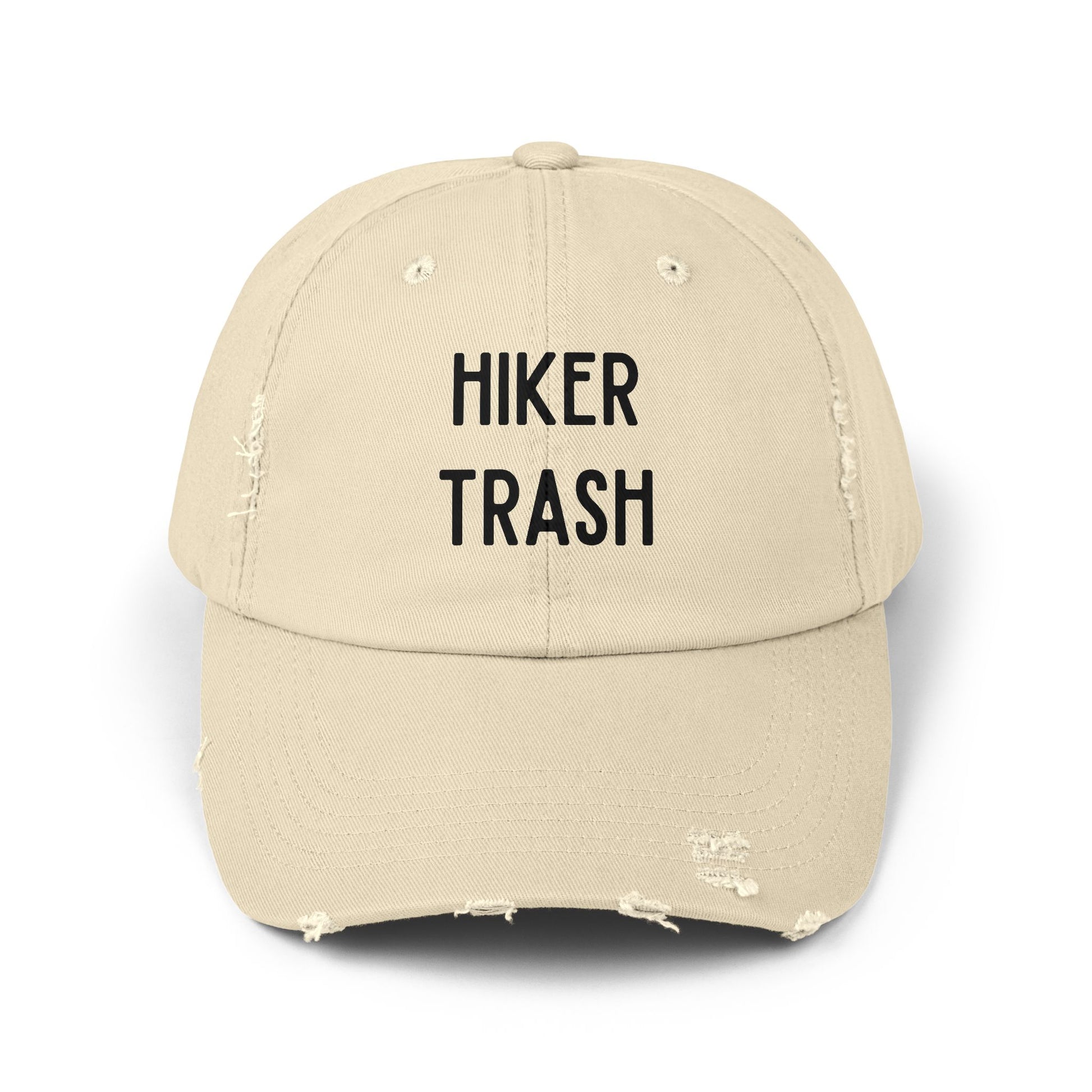 Hiker Trash Distressed Unisex Cap